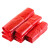 兰诗（LAUTEE）FH-1160 红色手提垃圾袋 酒店商用背心垃圾袋 55*80cm*100只装