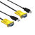 迈拓USBKVM线吊头线双并线KVM切换器控制器连接线1.5米3米801UK 黑色  hdmi kvm吊头线3米