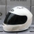 HJCHJCCSR3赛车跑车摩托车四季全盔头盔预留眼镜槽蓝牙耳机孔4星认证 白色 XL
