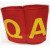 现货QC QA红袖标袖章定做安全员袖章斜纹面料网印圆形袖套可定制 安全员
