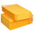 ANBOSON 黄色牛皮纸气泡信封袋 服装快递包装袋 印刷加厚防震服装泡沫袋子定制2000个起订 13*23+4cm/一箱354个
