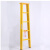 适配电工专用钢绝缘梯关节梯合梯人字梯电力检修专用绝缘直销 2.5米人字梯带平台