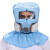 HKNA防毒面具全面罩喷漆专用口罩呼吸防护罩防烟全脸防尘面罩放毒氧气 6200防尘毒面具白7件套