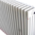 定制适用工程定制钢制三四五六柱弧管暖气片散热器集体供暖 另有弧管型号散热器 自定义大小1