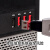 泛达USB锁笔记本电脑数据安全锁防插拔网络端口锁堵头升级款5个装 SKUSBA-V