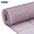 安赛瑞 PVC防滑地垫 镂空水晶地垫 1.6×15m 耐磨浴室厨房过道卫生间地垫 透明灰色 710157