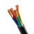 尚可rvv电线软电源线3多芯6平方国标铜电缆线阻燃护套线 3x4+1*2.5平方/100米