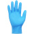 蓝色丁晴检查橡胶乳胶白色pvc透明烘焙食品级家用耐磨手套100只 复合手套加厚型【100只】盒 L