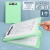 a4文件夹夹板收纳盒写字垫板大容量书写收纳一体文件板夹资料夹学 多功能一体奶油绿-1个