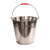 山顶松 不锈钢取样桶 实验室用采样桶留样桶 不锈钢提桶 煤样桶 污水桶 32cm特厚12L 