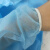 一次性无纺布隔离衣手术衣10件装透气淋膜防水美容SMS加厚反穿衣 PP25克蓝色(橡筋袖口)10件 均码