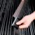 h型铝合金条刷门底密封毛刷尼龙机械工业防尘毛刷工业条刷毛刷条 h型毛高200MM一米/根