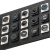 D型模块对接焊接底座86型面板信息盒音箱视频插座卡侬网络USB数据 卡侬黑镀金母座