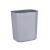 冠峰 10L椭圆黑色加厚 垃圾桶方形桶无盖圆形双层大号小号塑料桶GNG-415