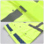 海斯迪克 分体式反光雨衣雨裤300D套装防汛环卫交通警示外卖骑行雨衣 荧光绿套装 4XL 