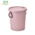 卫洋WYS-1143 办公室茶渣桶 大号粉色 塑料过滤桶茶台废水桶垃圾桶沥水桶