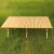 喜马拉雅 户外家具家用折叠桌便携式野餐桌 自驾游烧烤露营实木蛋卷桌子 森木90cm
