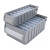 箱大王 Xlj-17 塑料分隔式零件盒 货架收纳箱物料盒 蓝色 小3号（500*110*90）