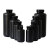 黑色塑料瓶HDPE试剂瓶大小口避光防紫外线样品包装密封油墨瓶加厚 小口 125ml