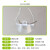 LISM餐饮口罩透明塑料专用厨房防口水飞沫防唾沫厨师微笑透明口罩 10个(超值装)