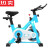 回可儿童动感单车家用小型健身运动自行车室内康复锻炼身 蓝色-豪华款