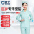 星工（XINGGONG）工作服套装 娃娃领分体防尘实验室工作服防护服 绿 S