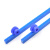 蓝色尼龙齿条1模1.5模2模2.5模3模机械直齿条塑料齿轮齿条导轨 蓝色齿条 2模20/D720/D70.5米