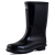 雨靴818（高筒/男式/黑）雨鞋男士款时尚雨靴户外防水防滑耐磨HL818中筒黑色 黑色 42码