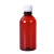 动力瓦特 透明塑料瓶带盖 PET分装瓶 试剂瓶细口瓶 液体样品取样瓶带刻度 50ml（棕色15个装）