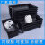 京汇莱SMT防静电圆盘盒黑色塑料加厚电容电阻电子料存放周转物料零件盘 大号SMT圆盘盒