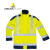 代尔塔404011荧光服防寒雨服套装安全交通服装标志防冻保暖 404011荧光黄 S