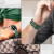 氟橡胶表带男快拆运动硅胶表链代用绿水鬼卡西欧精工西铁城天梭华为GT22mm 20mm手表带 橙色+银扣 19mm