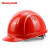 霍尼韦尔（Honeywell）安全帽工地 可印字 HDPE L99S建筑工程工业防砸抗冲击 红色透气款