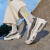 耐克（NIKE）跑步鞋女鞋2024夏季新款运动鞋AIR MAX 95气垫减震老爹鞋休闲鞋 CV8830-100黑白灰厚底增高 38