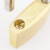 火焰鼠 铜锁黄铜挂锁 箱锁柜子锁小锁头 电力表箱锁小铜锁 25mm短梁通开 HJ10