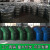 铁垃圾桶户外大号环保收集桶市政小区环卫挂车专用圆铁通金属热销 超厚足2.0绿色89斤重带盖款