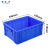 添亦 塑料周转箱工具零件盒储物收纳整理箱 蓝色440*330*170  