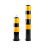有豫 防撞柱 警示柱固定立柱防撞柱 固定带顶环114*750*2.0黑黄 单位：个