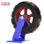 尚留鑫 超重型工业脚轮铁芯橡胶轮载重1吨 12寸万向轮