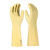耐酸碱手套 耐油耐用防腐蚀乳胶工业加厚防护手套 31cm--60cm 中厚31厘米 L