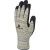 代尔塔202052防油丁腈涂层防切割手套 通用劳保手套耐热防割 灰色 8码