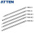 安泰信（ATTEN）ST-990电烙铁头 ST-8602D焊台90W原装一体式发热 T990-D4(一字形)