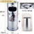 适用于烟头垃圾桶 落地烟灰缸立式户外烟蒂室外灭烟台烟灰柱烟头 N73-24*60CM带内桶