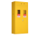 全钢气瓶柜安全柜液化气罐柜气体钢瓶储存柜罐存放柜加厚 黄色双瓶二代报警器
