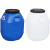 加厚带盖30升化工桶级密封50L塑料酵素桶25公斤涂料废液桶 50升方桶     普通款     白色