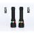 铁路专用强光信号手电筒红白绿/黄3三色充电防护指示灯带磁铁 B款红绿白+2电池+直充+盒
