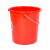 越越尚 塑料桶 17升无盖 红色手提加厚带盖通用水桶 学生宿舍洗澡洗衣桶YYS-XST-011