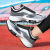 ANJY361官方aj5PRO竞速跑步鞋男夏季新款ZOOM气垫减震低帮透NＩKＥ 黑白(高品质气垫款) 43
