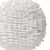 金诗洛 K5444 (2个)雪尼尔擦手球 擦手巾可挂式吸水速干加厚轻奢手巾 白色