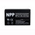 NPP耐普蓄电池NP12-7AH 12V7AH蓄电池12伏电瓶UPS备用电源拉杆音响电池卷闸门卷帘门电动